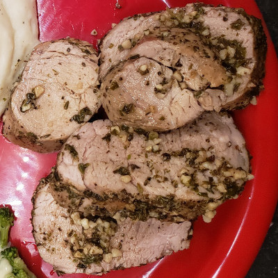 sliced pork tenderloin